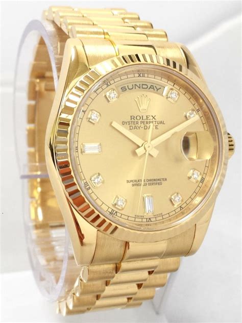 scritta 18k rolex|rolex day date 40 18 ct.